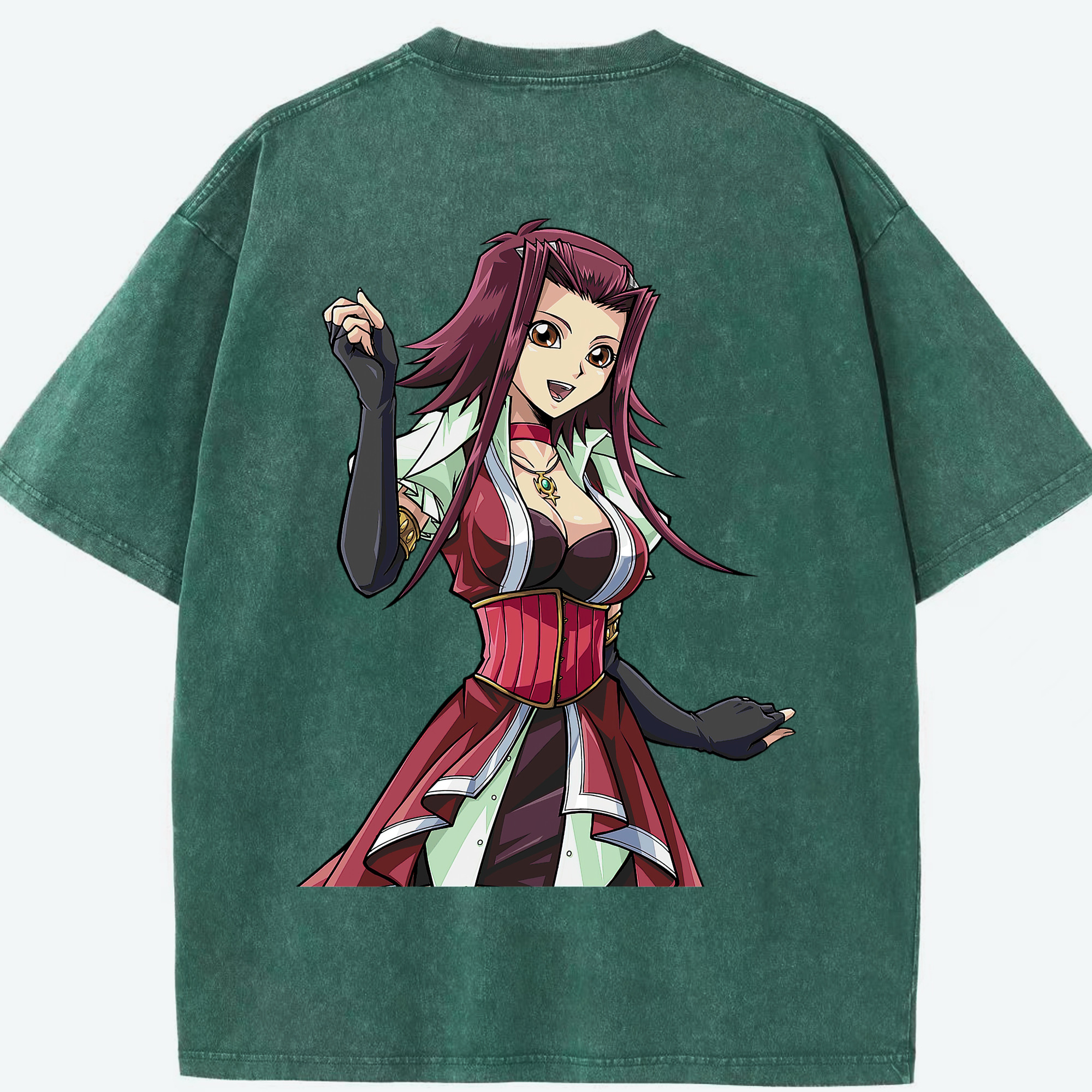 （画像用） 遊☆戯☆王 Yu-Gi-Oh! 綿100% ヴィンテージ風 半袖Tシャツ（背面プリント）